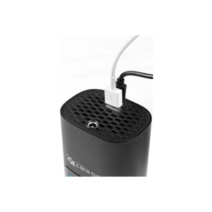 Mini kompresszor, Power bank és LED fény funckióval. 10 bar, 80w, 6000mAh, HT8G626