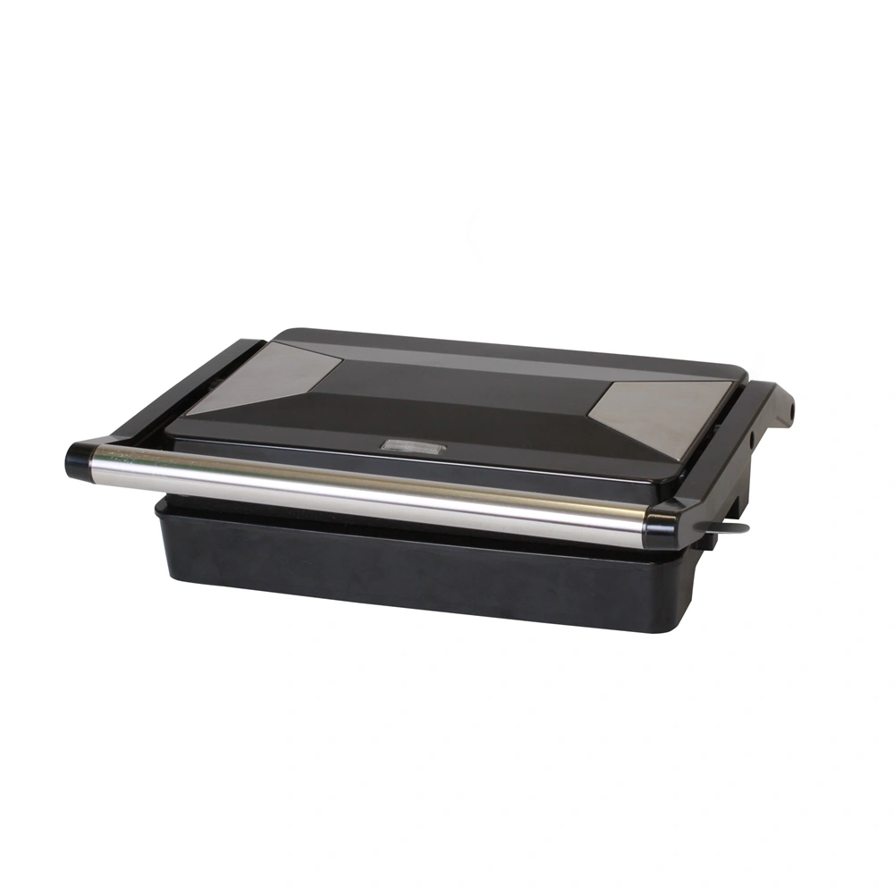Mini kontakt grill, teljesítmény 800-1000 W, tapadásmentes, túlmelegedés elleni védelem HOME HG KG 01 / RENDELÉSRE
