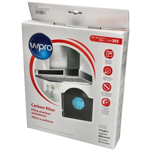 Páraelszívó aktívszénszűrő 205x185x43mm 350g WPRO CHF303 /KSU505/
