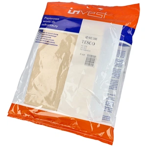 Porzsák, papír 5db-os (univerzális) TESCO VC206/207, W37 HAUSMEISTER porszívó