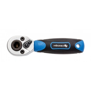 Racsnis hajtószár 1/4", 72 fogas racsni, mini, 25 év garancia, HÖGERT HT1R391