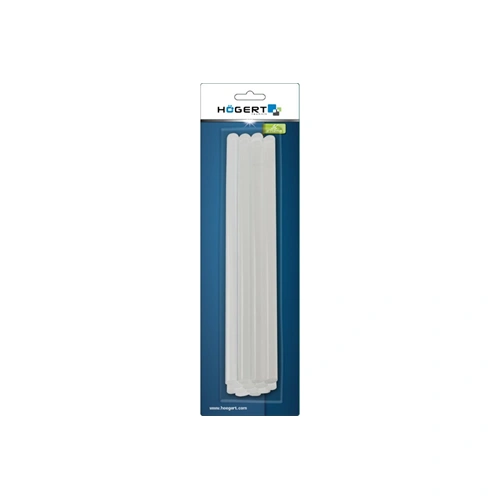 Ragasztórúd, átlátszó 250 mm, 11,2 mm, 12db/csomag, HÖGERT HT2C137