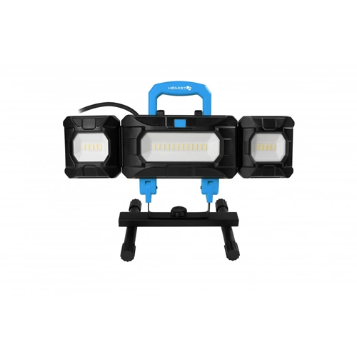 Reflektor állvánnyal, ütésálló, -25 C fokig, 5400 lm, IP54, HÖGERT HT1E456 / RENDELÉSRE