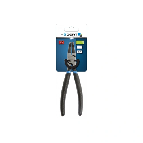 Seegergyűrű fogó, belső, hajlított 150 mm, 12-25 mm, HÖGERT HT1P147