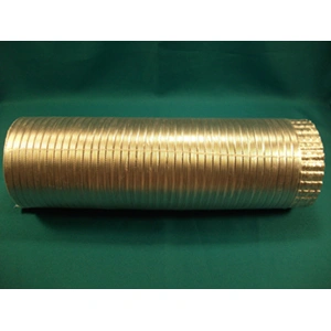 Szagelszívó, páraelszívó cső L=1,5 m, D=120mm (alumínium, flexibilis) WPRO CHT154 / RENDELÉSRE