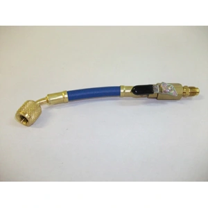 Szerviztömlő csappal 1/4Coll x 1/4Coll kék  MASTERCOOL/RENDELÉSRE