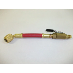 Szerviztömlő csappal 1/4 x 1/4 piros  MASTERCOOL/RENDELÉSRE