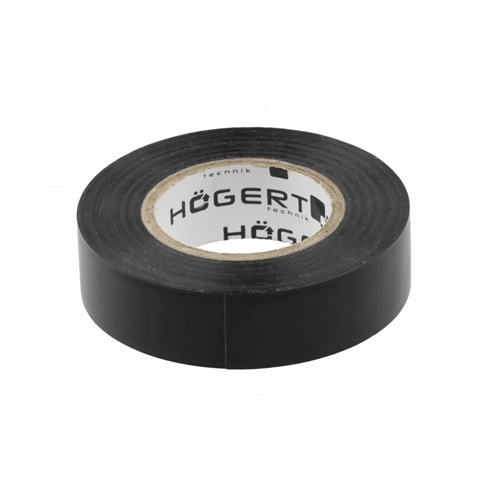Szigetelőszalag, fekete, 20m, 19 mm, HÖGERT HT1P281