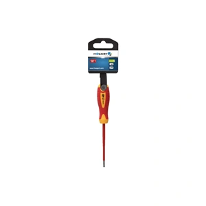 Szigetelt csavarhúzó, lapos fejű, mágneses, SL5,5 x 100  mm szár, 1000V , HÖGERT HT1S905