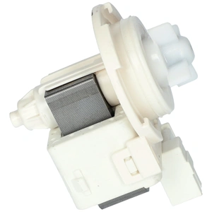 Szivattyú, ürítő, 4 körmös, alul stekkeres (HANYU) MIELE 400-500-1000-2000-3000 szériához 30W