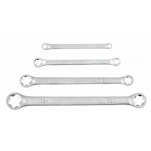 TORX kulcs készlet, kétoldalú, E6-E24, 4 részes , HÖGERT HT1W590