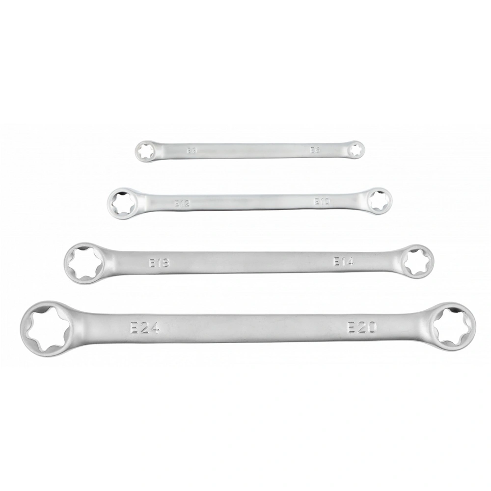 TORX kulcs készlet, kétoldalú, E6-E24, 4 részes , HÖGERT HT1W590