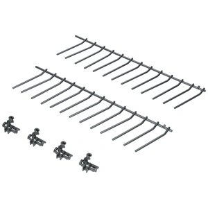 Tányértartó készlet (2tartó+4rögzítő) alsó kosár (eredeti) AEG mosogatógép / RENDELÉSRE