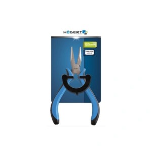 Telefonfogó, lapos, precizíós, 125  mm, HÖGERT HT1P0656 
