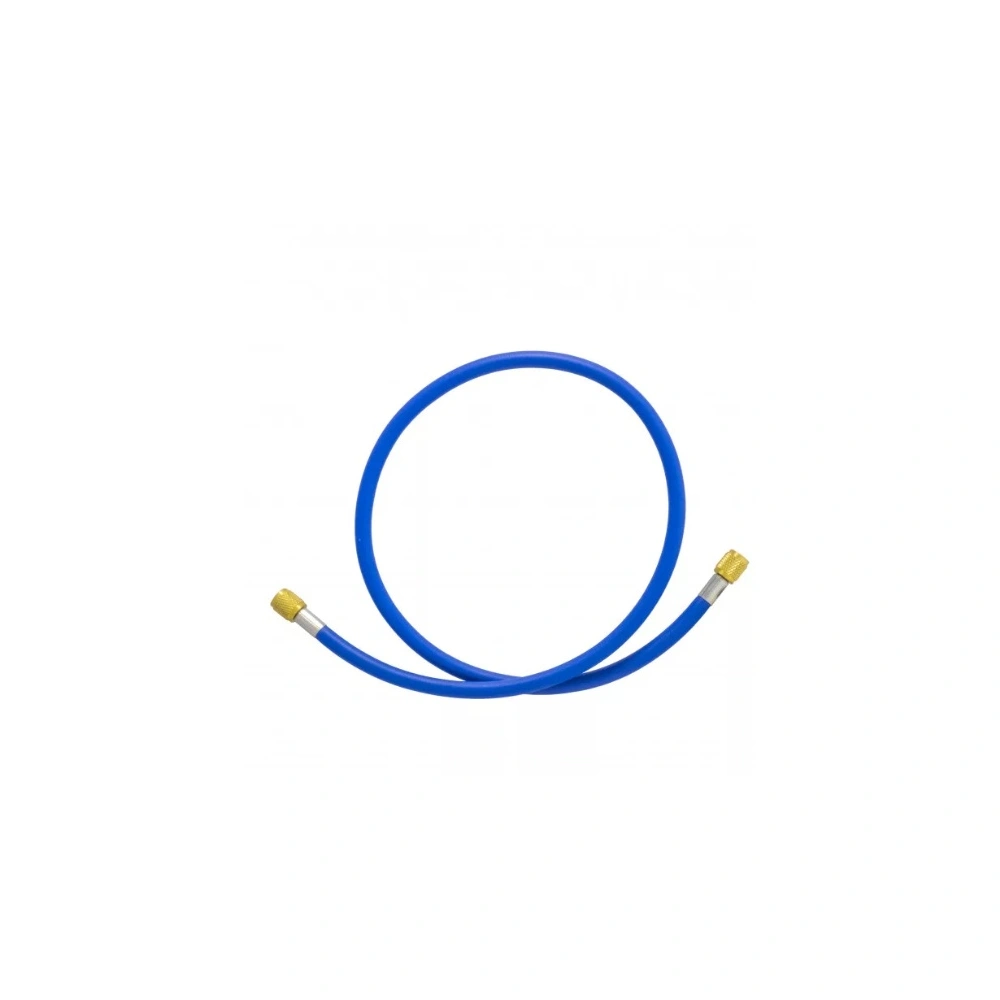 Töltőcső 1000mm kék 2 x 180° 1/4" SAE