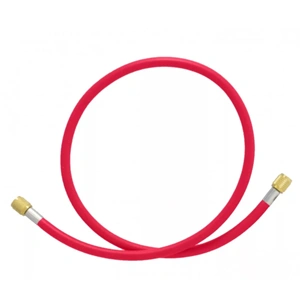 Töltőcső 1000mm piros 2 x 180° 1/4" SAE