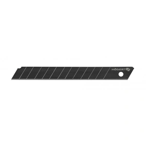 Törhető vágópenge, 9  mm (vágókésekhez), extra élezés és tartosság, 10db/csomag , HÖGERT HT4C670  / RENDELÉSRE