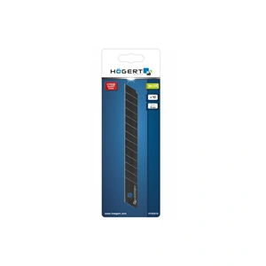 Törhető vágópenge, 9  mm (vágókésekhez), extra élezés és tartosság, 10db/csomag , HÖGERT HT4C670  / RENDELÉSRE