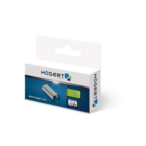 Tűzőkapocs J, 10  mm, 11.3 mm, 1000 db/csomag, HÖGERT HT2C054