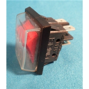 Univerzális kapcsoló takarítógéphez piros széles vízvédedett16A