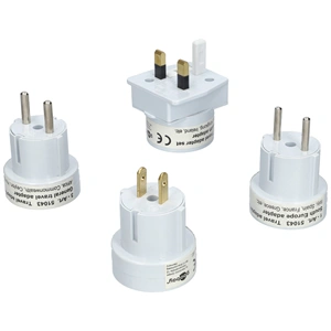 Utazó adapter univerzális (USA, EU, UK, AS) GOOBAY 100-230vac / RENDELÉSRE