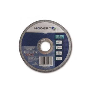 Vágókorong 115x1.0 fém/inox , HÖGERT HT6D601