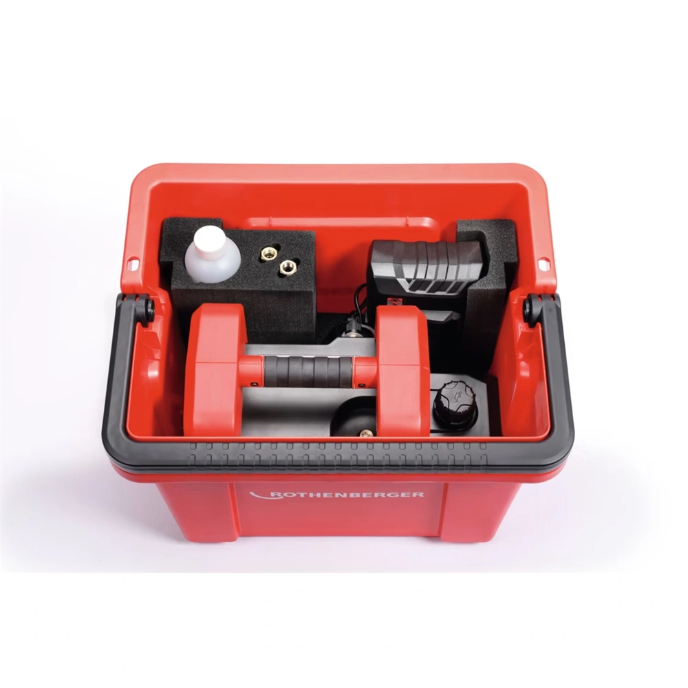 Vákuumszivattyú, 21 m3/h, ROAIRVAC R32 5.0 CL, 230V, 350L / perc, 8 Ah akkuval, ROTHENBERGER 1000003233 / RENDELÉSRE