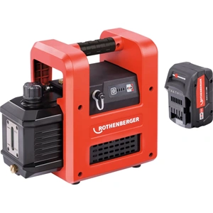 Vákuumszivattyú, 21 m3/h, ROAIRVAC R32 5.0 CL, 350L / perc, akku és töltő nélkül, ROTHENBERGER 1000003231 / RENDELÉSRE