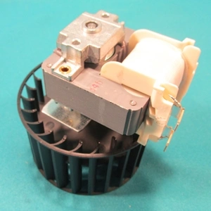 Ventilátor lapát + motor (magnetron hűtőgép) (eredeti) BOSCH mikrohullámú sütő / RENDELÉSRE