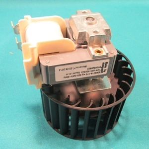 Ventilátor lapát + motor (magnetron hűtőgép) (eredeti) BOSCH mikrohullámú sütő / RENDELÉSRE