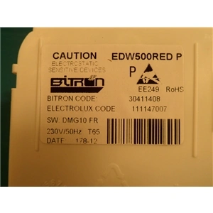 Vezérlőpanel ELECTROLUX ESF6126 / RENDELÉSRE