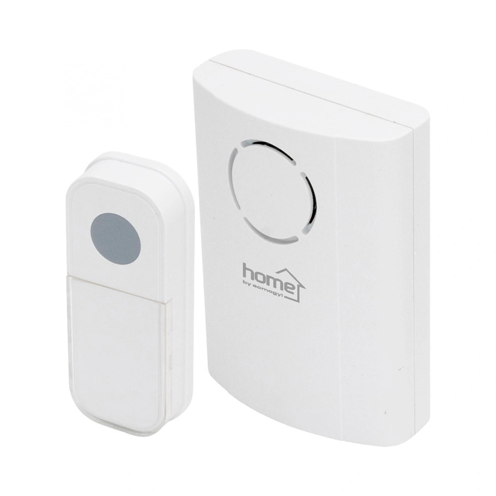 Vezeték nélküli csengő, 100m, fehér, 36 dallam,  HOME DB 1051AC