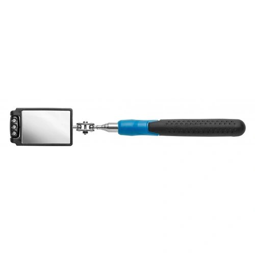 Vizsgálótükör, teleszkópos, LED-es,  max 800 mm, HÖGERT HT4R504